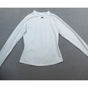 J. Lindeberg Sweater Mock Neck Long Sleeve Womens Size Large